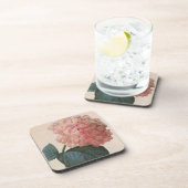 ヴィンテージガーデンフラワーピンクアジサイ コースター (右側)