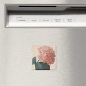 ヴィンテージガーデンフラワーピンクアジサイ マグネット (インサイチュ (食洗機))