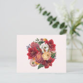 ヴィンテージガーデンフラワーブーケ ポストカード (スタンド正面)