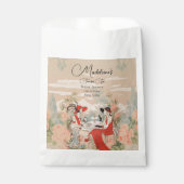 ヴィンテージガーデンフローラルタイムフォーティーブライダルシャワー フェイバーバッグ (正面)