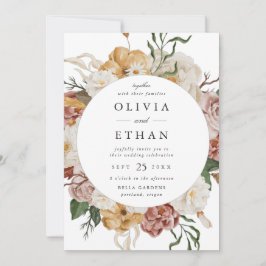 ヴィンテージガーデンフローラ円結婚枠 招待状