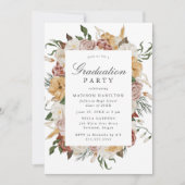 ヴィンテージガーデンフローラ卒業パーティー 招待状 (正面)