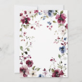 ヴィンテージガーデンフローラ結婚式招待状 招待状 (裏面)