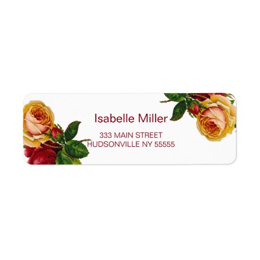 ヴィンテージガーデンフローラ ラベル (正面)