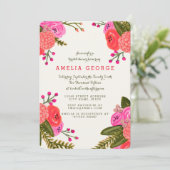 ヴィンテージガーデンブライダルシャワー 招待状 (スタンド正面)