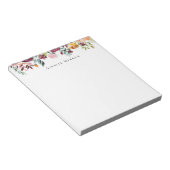 ヴィンテージガーデンブルゴーニュフローラ ノートパッド (アングル)