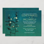 ヴィンテージガーデンライト結婚式招待状 招待状 (正面/裏面)