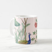 ヴィンテージガーデンレモン果樹、植物、エキゾチックなエンドウ コーヒーマグカップ (正面左)