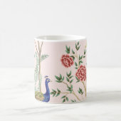 ヴィンテージガーデンレモン果樹、植物、エキゾチックなエンドウ コーヒーマグカップ (中央)