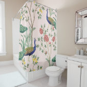 ヴィンテージガーデンレモン果樹、植物、エキゾチックなエンドウ シャワーカーテン (インサイチュ)