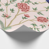 ヴィンテージガーデンレモン果樹、植物、エキゾチックなエンドウ ラッピングペーパー (角)