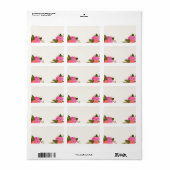 ヴィンテージガーデン住所 シール(空白の) ラベル (フルシート)