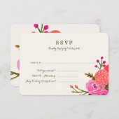 ヴィンテージガーデン応答カード（詳細） 出欠カード (正面/裏面)