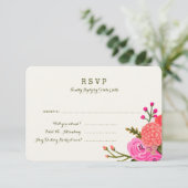 ヴィンテージガーデン応答カード（詳細） 出欠カード (スタンド正面)