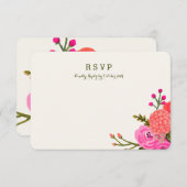 ヴィンテージガーデン応答カー空白のド(R) 出欠カード (正面/裏面)