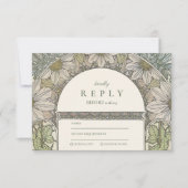 ヴィンテージガーデン結婚アーチ 出欠カード (正面)