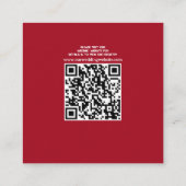 ヴィンテージガーデン結婚アールヌーボー エンクロージャーカード (裏面)