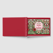 ヴィンテージガーデン結婚アールヌーボー ゲストブック (全面)