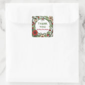 ヴィンテージガーデン結婚アールヌーボー スクエアシール (バッグ)