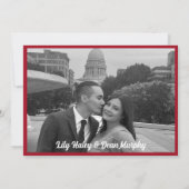 ヴィンテージガーデン結婚アールヌーボー セーブザデート (裏面)