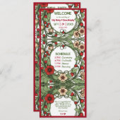 ヴィンテージガーデン結婚アールヌーボー プログラム (正面/裏面)