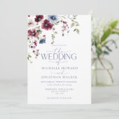 ヴィンテージガーデン結婚フローラ 招待状 (スタンド正面)