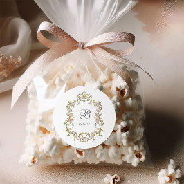 ヴィンテージガーデン | ルクセカラフルス結婚モノグラム ラウンドシール