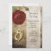 ヴィンテージガーデン レッドローズパーティー | ご招待状 招待状 (正面)