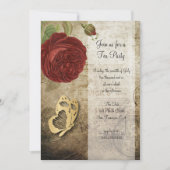 ヴィンテージガーデン レッドローズパーティ | 招待状 (正面)