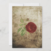 ヴィンテージガーデン レッドローズパーティ | 招待状 (裏面)