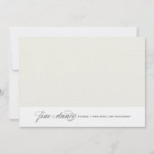 ヴィンテージガーデン | 結婚式招待状 招待状 (裏面)