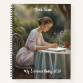 ヴィンテージガーデン – My Summer Diaryノートブック ノートブック (正面)