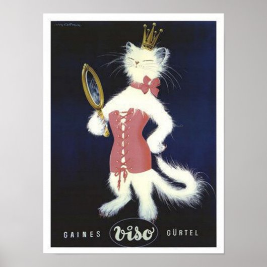 ヴィンテージガードル広告 ポスター (正面)