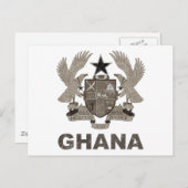 ヴィンテージガーナコートオブアームズ ポストカード (正面/裏面)