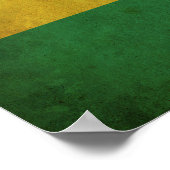 ヴィンテージガーナ国旗 ポスター (角)