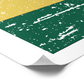 ヴィンテージガーナ国旗 ポスター (角)