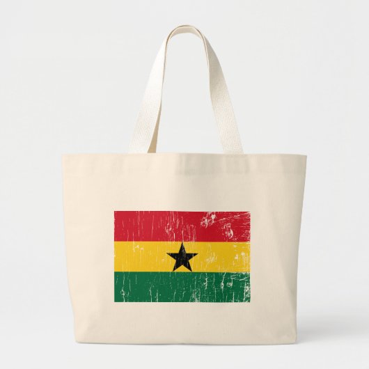 ヴィンテージガーナ ラージトートバッグ (正面)