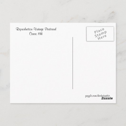 ヴィンテージガーフィールドパークシカゴイリノイ ポストカード (裏面)