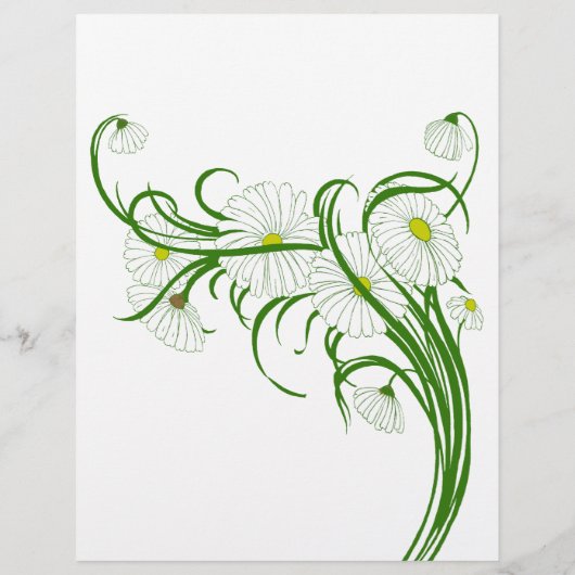 ヴィンテージガーベラデイジーフラワーズ春フローラブーケ (裏面)