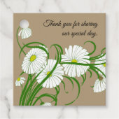 ヴィンテージガーベラデイジー結婚花 フェイバータグ (正面)