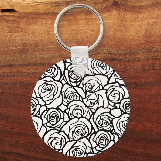 ヴィンテージガーリーのバラ キーホルダー (正面)