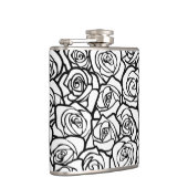 ヴィンテージガーリーのバラ フラスク (右)