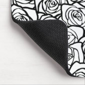 ヴィンテージガーリーのバラ マウスパッド (コーナー)