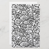 ヴィンテージガーリーのバラ 便箋 (正面/裏面)