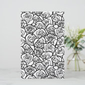 ヴィンテージガーリーのバラ 便箋 (スタンド正面)