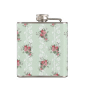 ヴィンテージガーリーピンクフローラ フラスク (裏面)