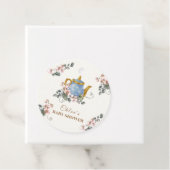 ヴィンテージガーリーワイルドフラワーティーベイビーシャワー フェイバータグ (インサイチュ)