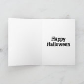 ヴィンテージガールと黒猫ハロウィーン シーズンカード (内部)