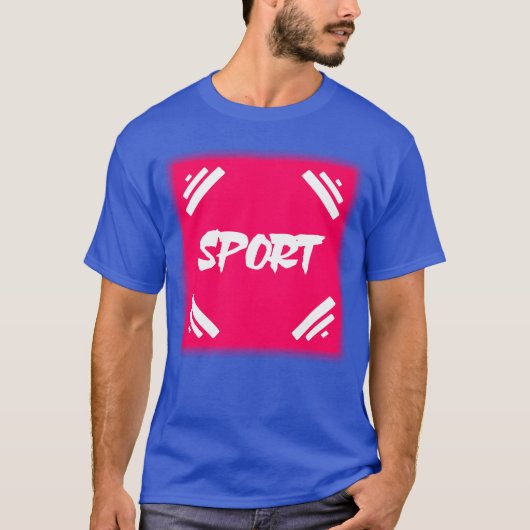 ヴィンテージガールのスポーツシャツデザイン Tシャツ (正面)