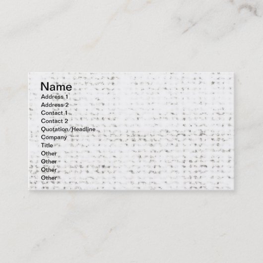 ヴィンテージガールアンドドーブキャグランジンバス 名刺 (正面)